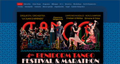 Desktop Screenshot of benidormtangofestival.com