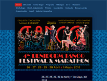 Tablet Screenshot of benidormtangofestival.com